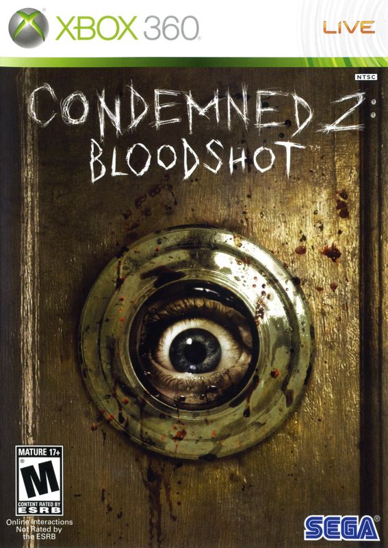 Condemned 2 box art for Xbox 360